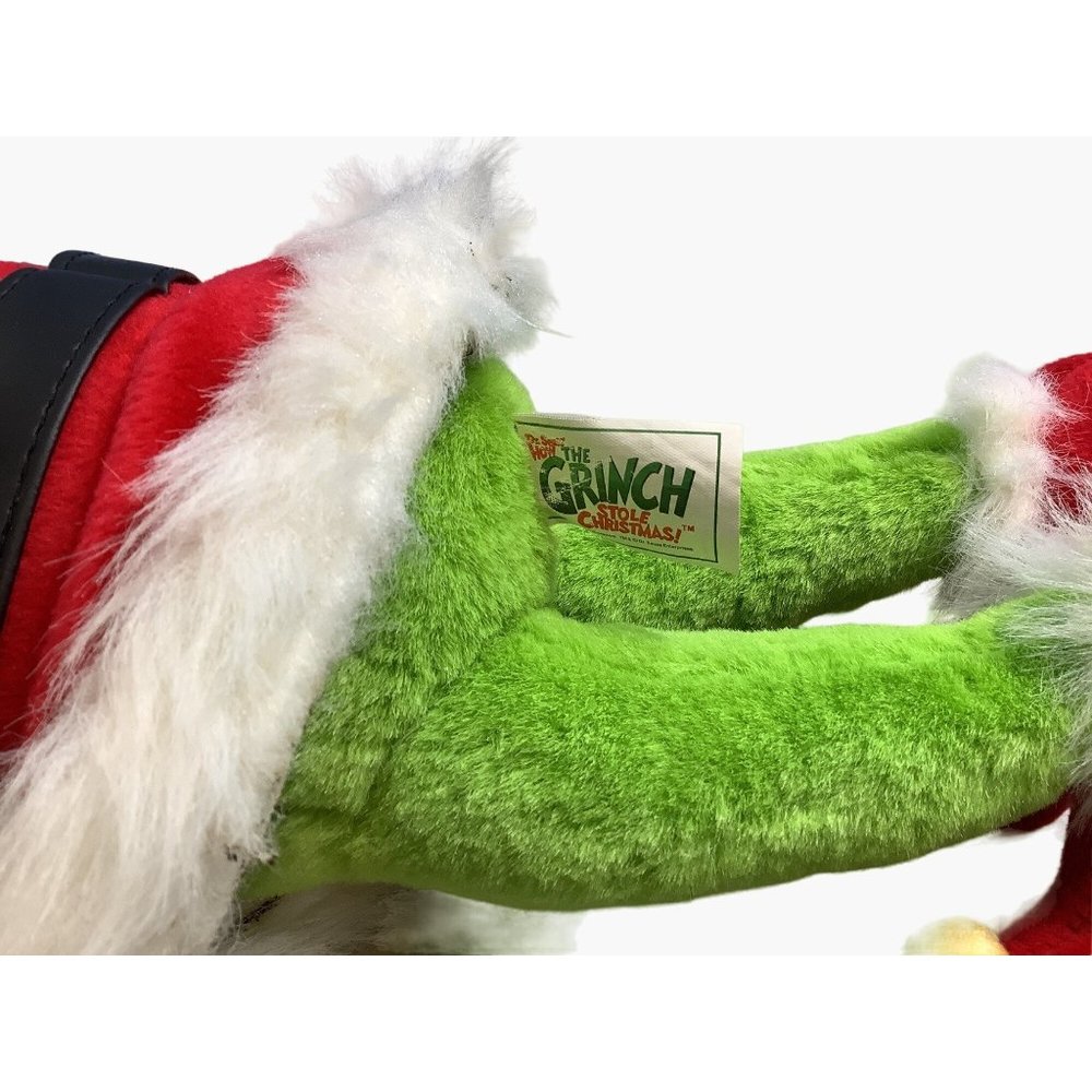 2 The Grinch Dr. Seuss 16" Bendable Stuffed Animal & Hard Face 11" Plush - Picture 9 of 10